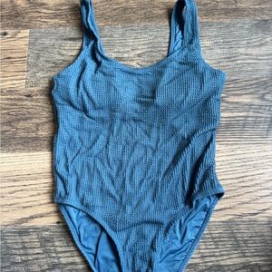 Blue Women's One Piece Swimsuit